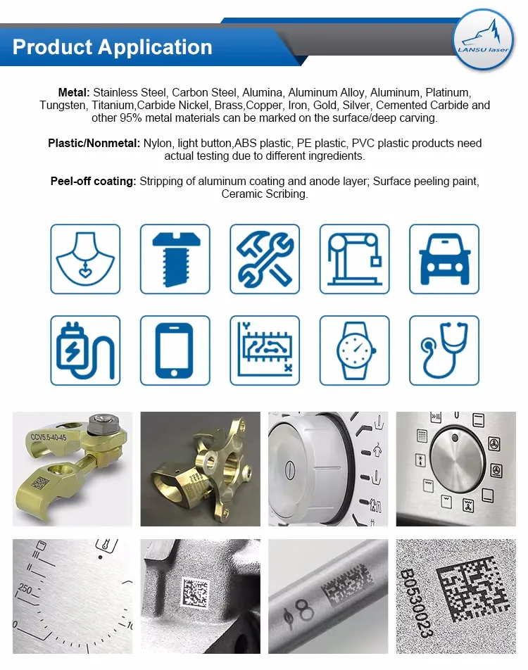 20W Metal Silver Gold Jewellery Fibre Optic Engraving Laser Mini Marking Machine
