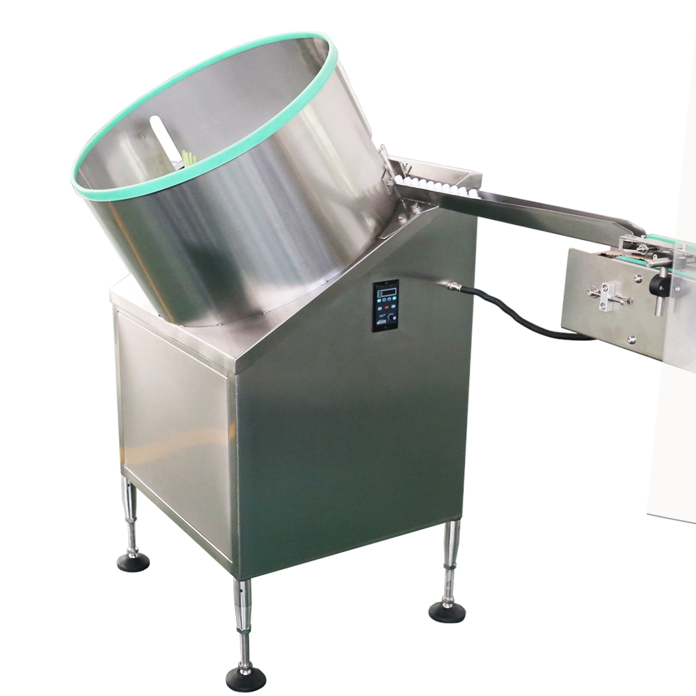 Automatic Unscrambler Machine for PET/HDPE Small Bottle Standing Sorting Filling Production Line with High Accuracy Oil Filling