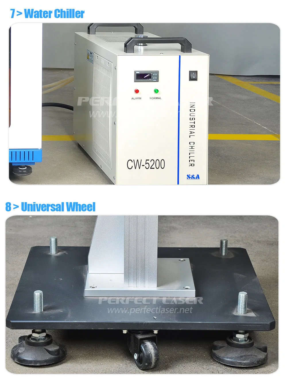CO2 Automatic Textile Laser Marking Machine Working State