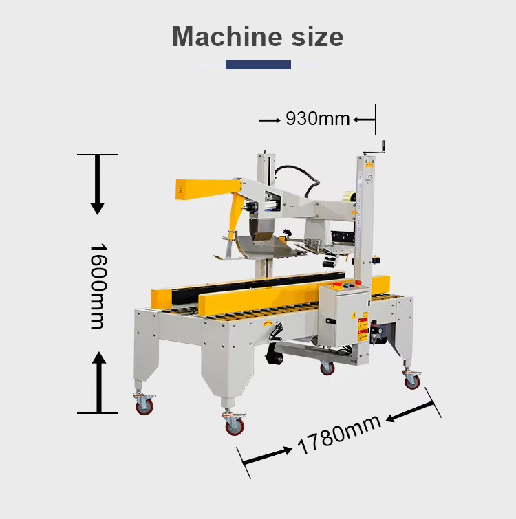 Automatic Cartoon Erectoing Box Closing and Taping Machine
