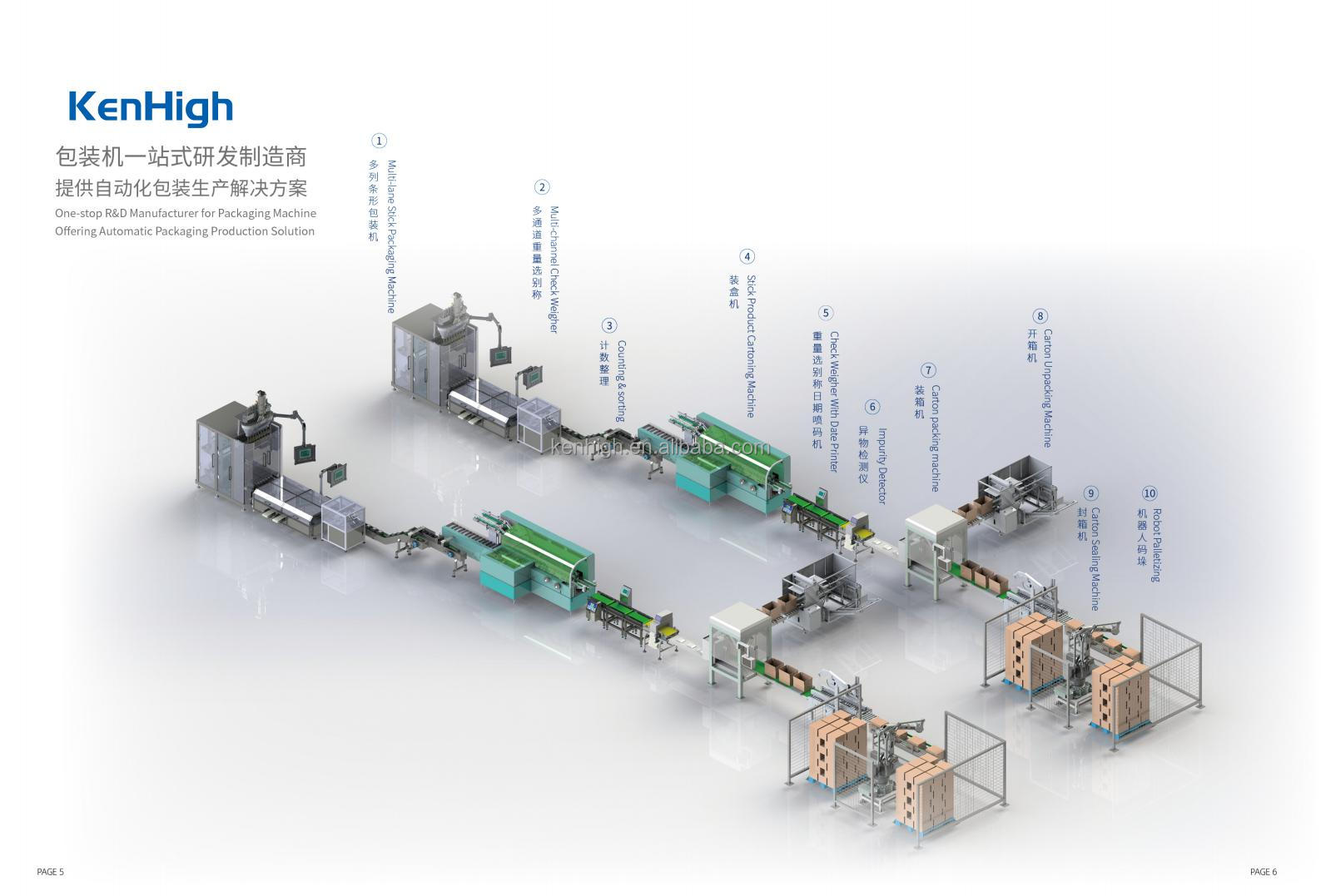 Turnkey Carton Packaging Machine Layout