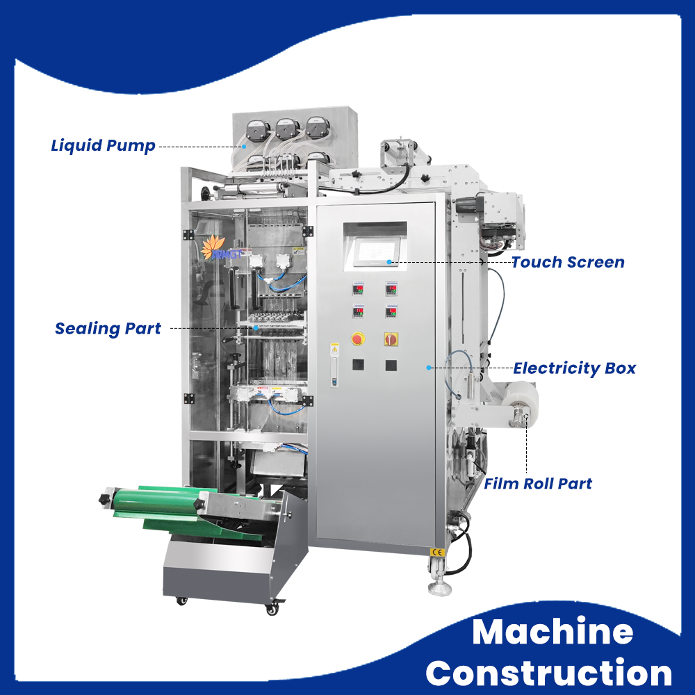 Automatic Multi lane Liquid Ice Lolly Pop Sachet Packing Machine Multi-function Juice Gel Stick Pouch Filling Packaging Machines
