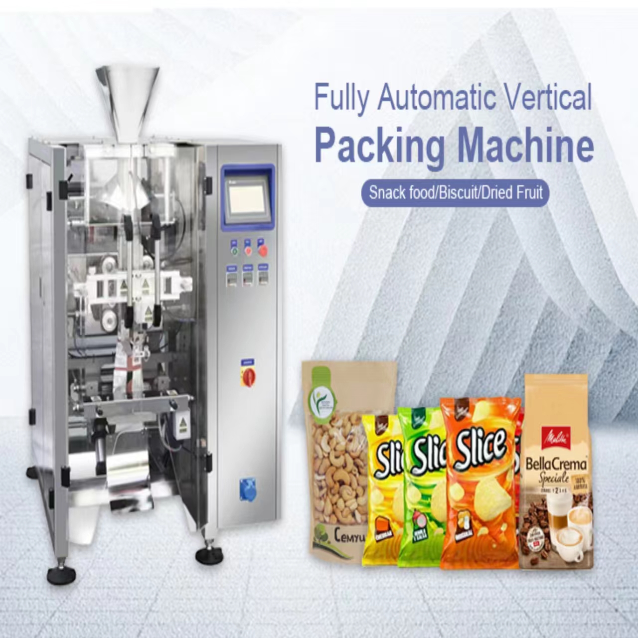 Multi-functional Automatic Forming Filling and Sealing Granular Spice Vertical Packaging Machine with Motor 2kw Power
