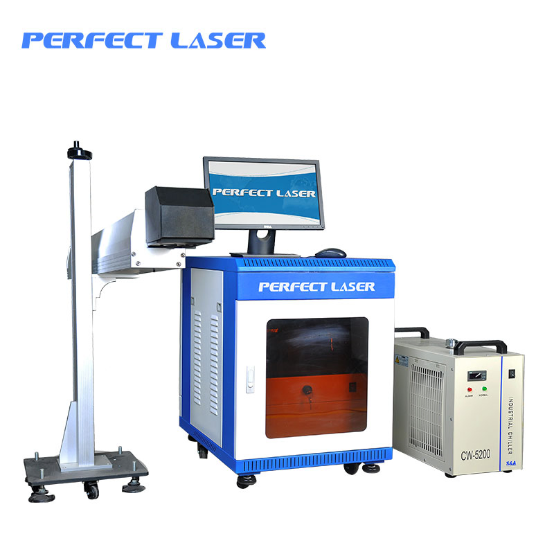 CO2 Automatic Textile Laser Marking Machine for Plastic Bottle
