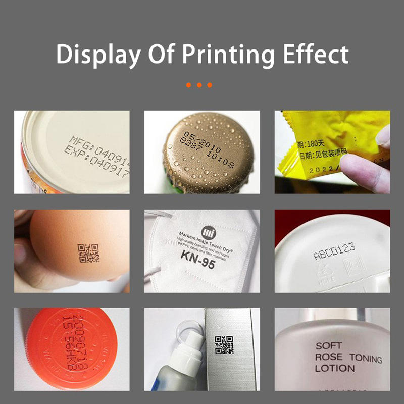 Portable 12.7mm All Materials Thermal Coding Machine New QR Code Label Printer Functionality Smart Handheld Mini Inkjet Printer