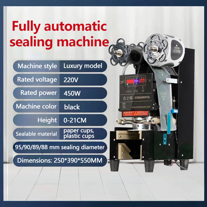 Electric Automatic Induct Seal Cup Sealing Machine for Beverage Shops-High Cost-Performance Cold &amp; Heat Sealing