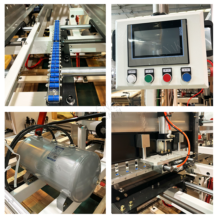 ENAK Carton Box Erecting Forming Machine High Speed Packaging Case Carton Erector With Long Service Life