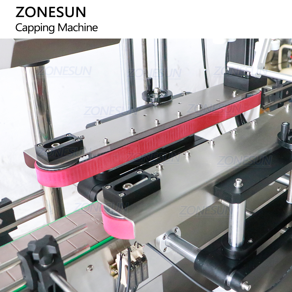 ZONESUN ZS-XG440H Automatic Jerry Can F-style Gallon Bottle Cap Screw Capping Machine With Cap Feeder