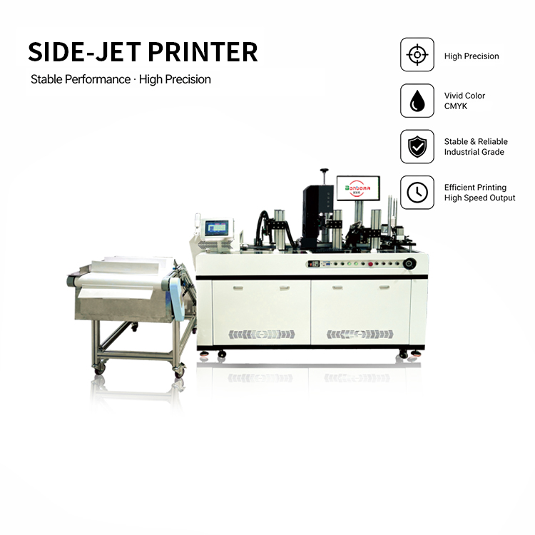 New Advanced UV Inkjet Printer CMYK Automatic Side Coding Marking High-Speed Ethernet Variable Graphics Printing Industrial