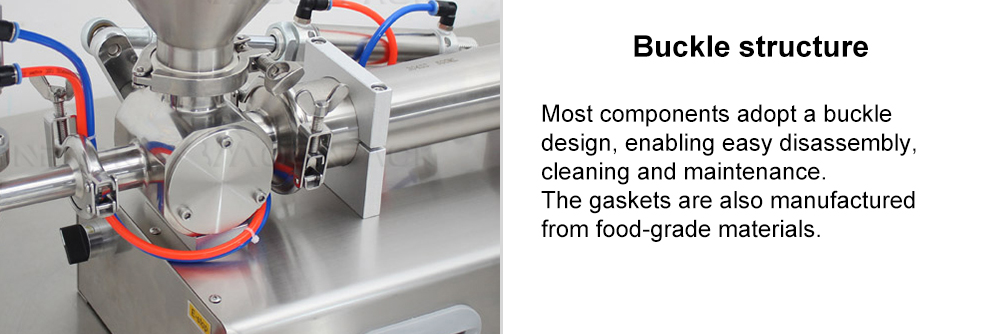 Moonpack G1WGD Filling Machine Horizontal Semi-Automatic Paste Piston Filler For Cream Lotion Sauce Bottle Jar Filling Machine