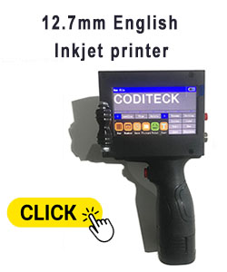 Handheld Inkjet Printer 12.7mm EN Model