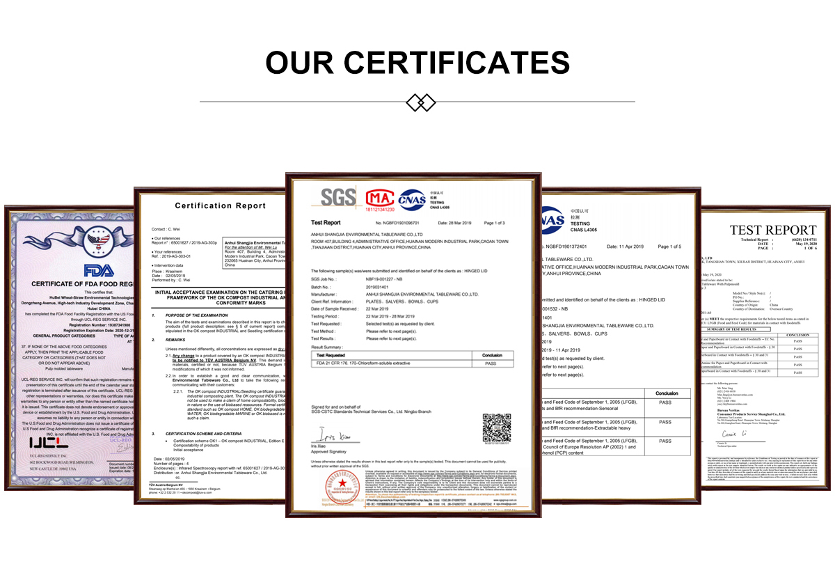 quality certificates