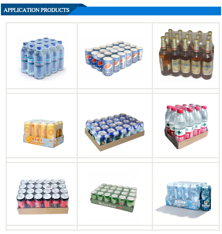 Automatic Bottle PE Film Heat Tunnel Bottled Drink Shrink Packing Wrapping Machine