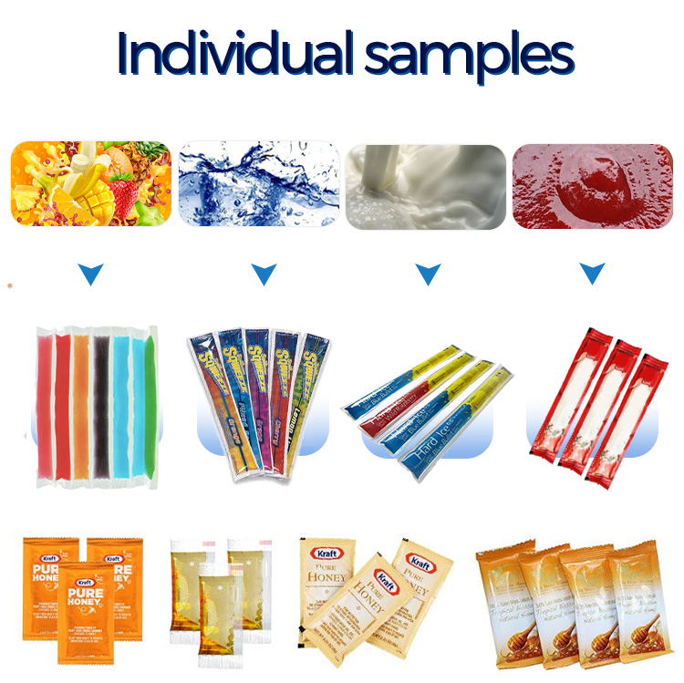 5ml -30ml High Quality Automatic Multi Lane Liquid Oral Liquid Sachet Strip Back Sealing Bag Packaging Machine Equiment