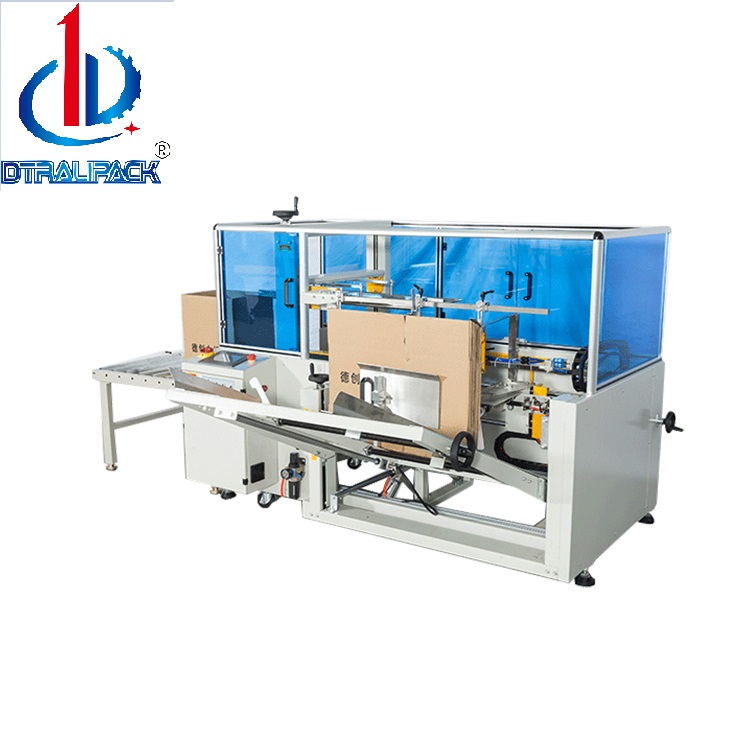 Automatic Bottom Flap Corrugated Carton Case Erector Packer Machine Erecting Machine With Bottom Sealing