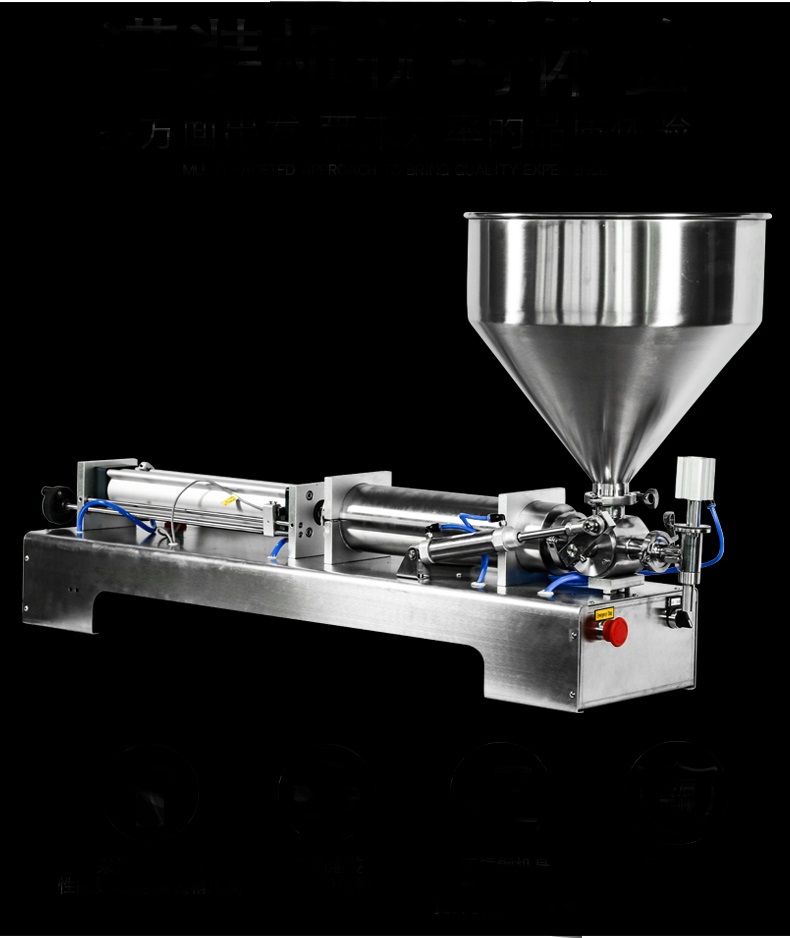 RJ-100G Single Head Piston Bottle Filling Machine