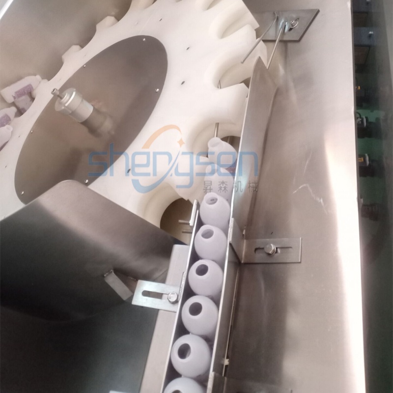 High Speed Full Automatic Stainless Steel PET Vial Small Bottle Unscrambling Sorting Machine 120 Bottles/Min Shengsen Brand