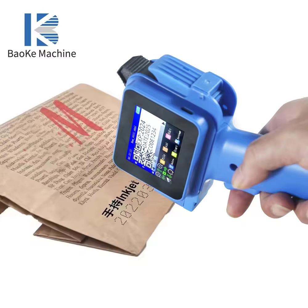 2025 Mini Pro Factory Price Multi-Language Hand Held Inkjet Printer Gun Coding Machine for Bar Code QR Code
