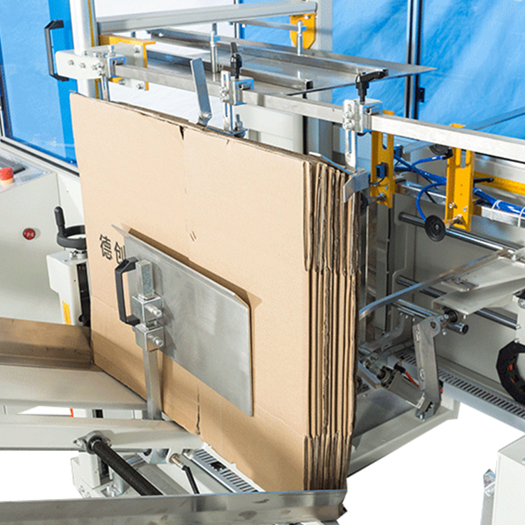 Automatic Bottom Flap Corrugated Carton Case Erector Packer Machine Erecting Machine With Bottom Sealing
