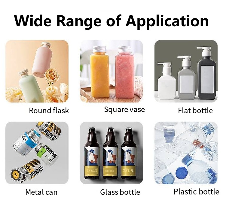 Applications across bottle shapes
