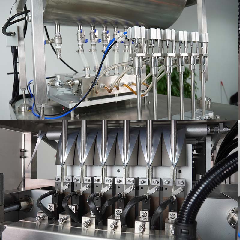 Automatic Multilane 10ml 30ml 40ml Irregular Shaped Liquid Supplement Stick Sachet Bag Sport Energy Gel Packing Machine