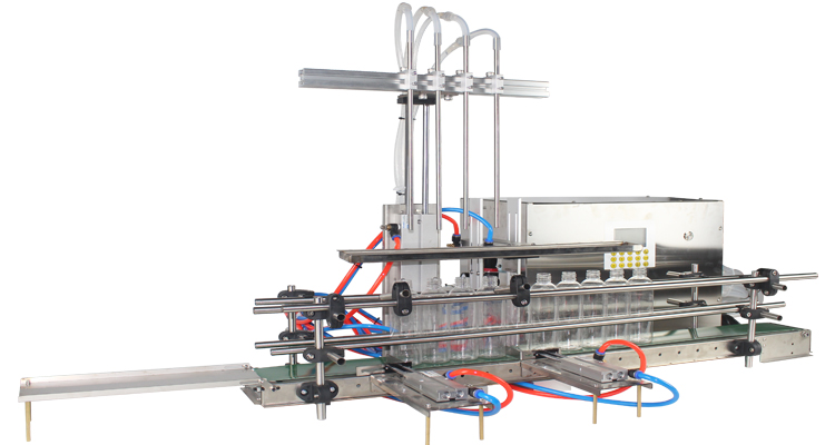 4 Nozzle Automatic Liquid Filling Machine