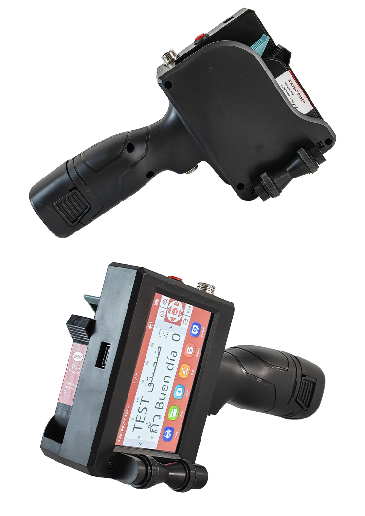 Portable Hand Held Inject Ink Printer for Text Coding QR Code Batch Number Logo Date Thermal Printer
