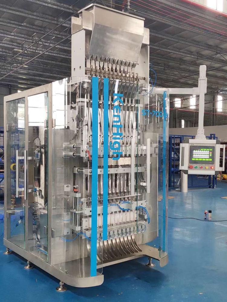 KenHigh Automatic 6/8/10/12 Lanes Multi Line Sugar 3 in 1 Coffee Powder Sachet Filling Packaging Machine