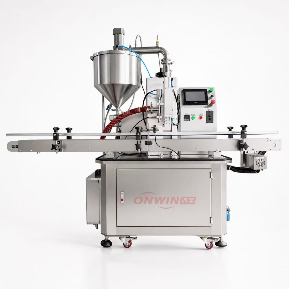 Piston Type Automatic Servo Driven Filler Single Head Paste Filling Machine for Honey Cream Jam