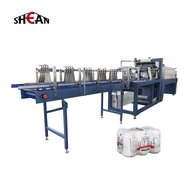 Automatic Bottle PE Film Heat Tunnel Bottled Drink Shrink Packing Wrapping Machine