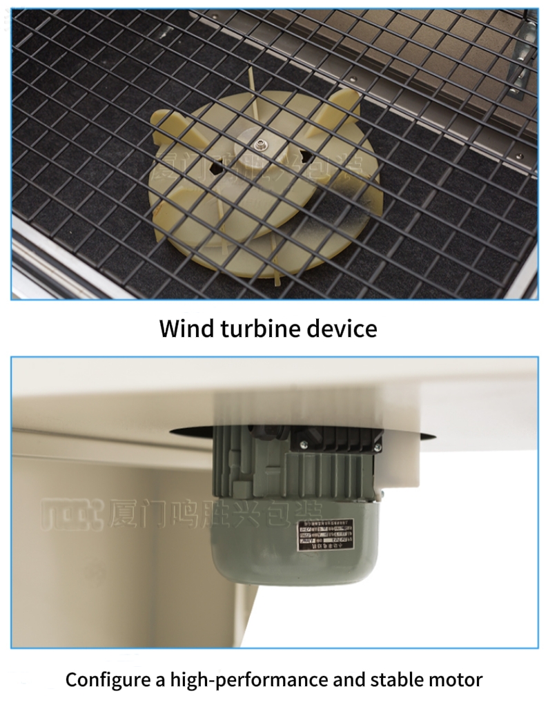 Semi Automatic DFM5540 2 in 1 Wrapper Tunnel Design Plastic Heat Tunnel Shrink Wrapping Machine