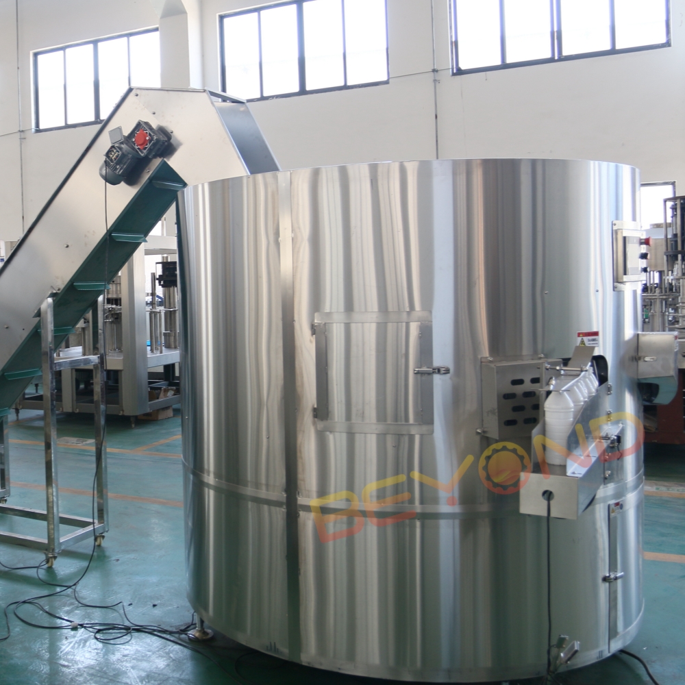 Automatic Bottle Unscrambler Machine for Efficient Plastic Bottle Sorting and Feeding