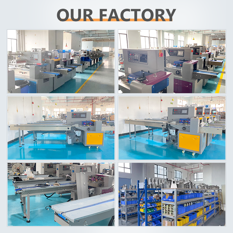 High Speed Automatic Horizontal Flowpack Pillow Cookie Packaging Machine Flow Back Bag Wrapper Sealing Machine