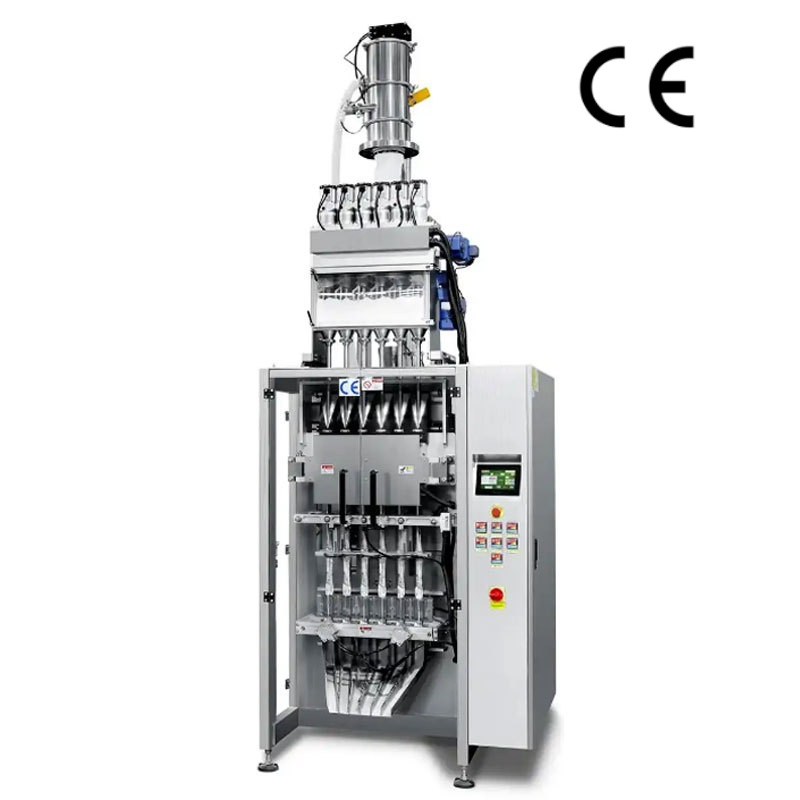 Fully Automatic Multi lane 1g 2g 3g 5g Food Powder 2/4/6 Lanes Stick Bag Packing Machine