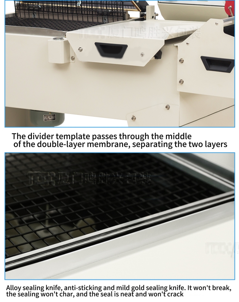 Semi Automatic DFM5540 2 in 1 Wrapper Tunnel Design Plastic Heat Tunnel Shrink Wrapping Machine