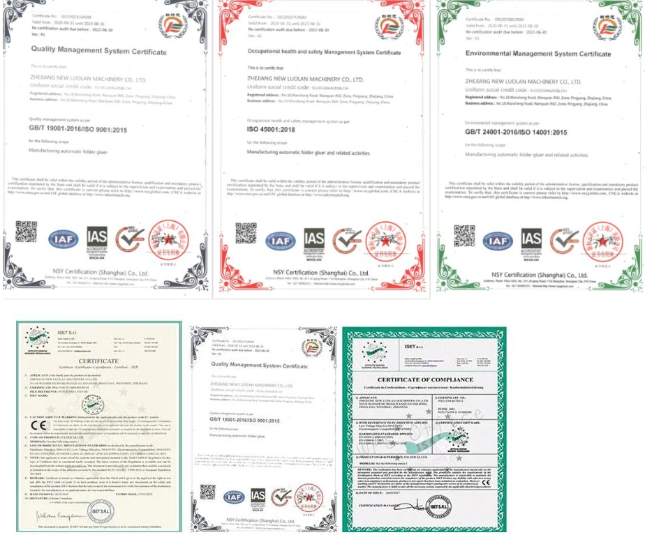 Certifications