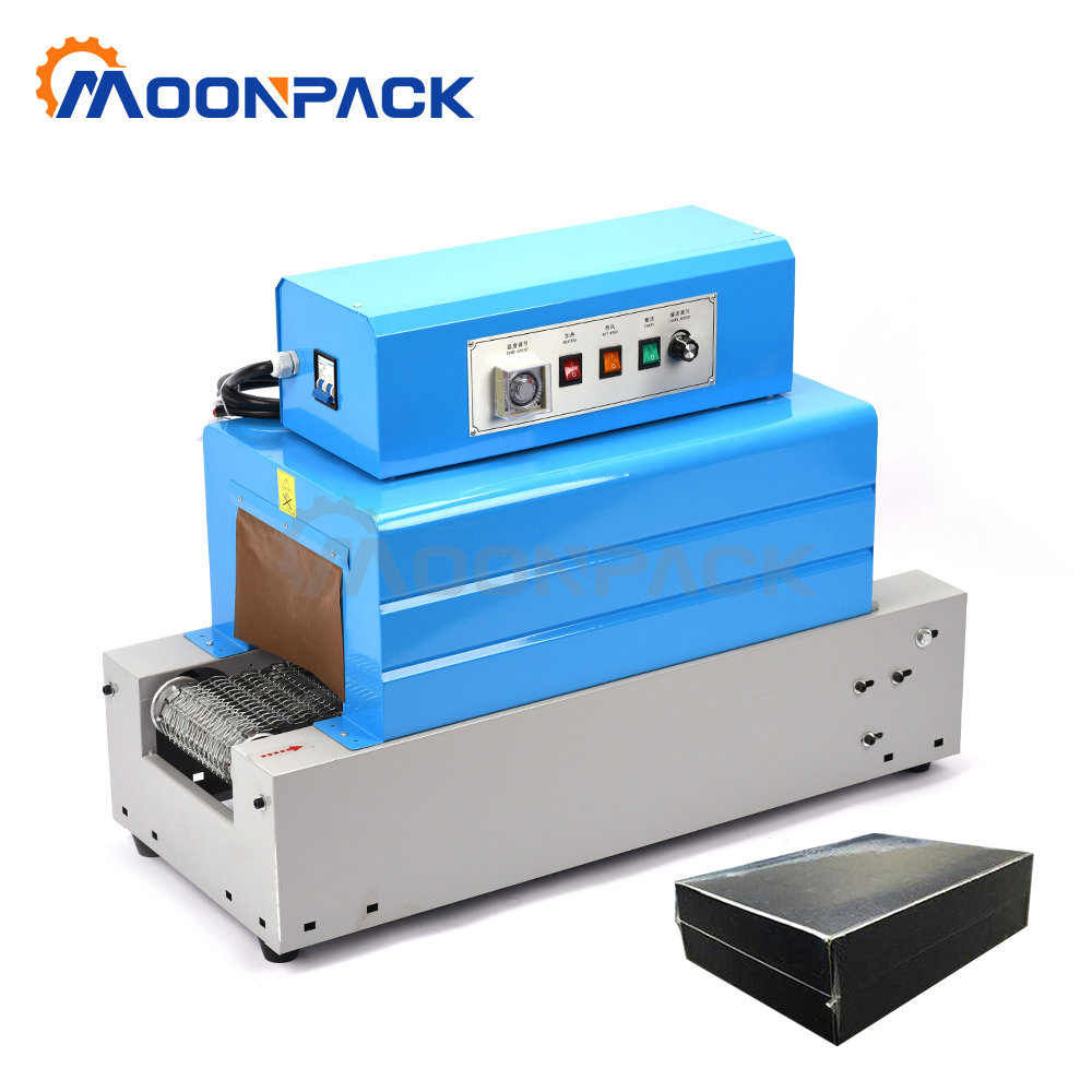 Moonpack BS-2015 Small Automatic Shrink Machine Heat Tunnel for PVC POF Film Shrink Wrapping Machine