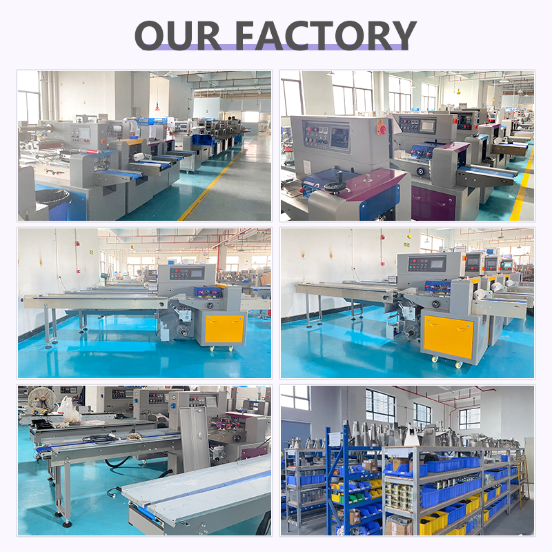 Onion Packing Horizontal Bagging Belt Packed Vegetable Pouch Flow Wrapping Machine