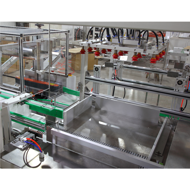 Taping Packing Filling Loading Robot Paper Carton Box Erecting Forming Machine