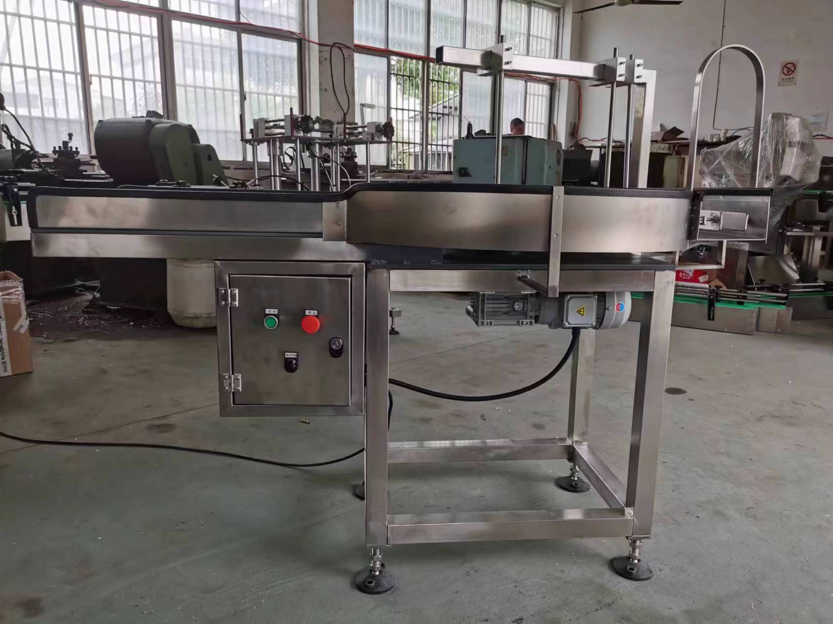 High Quality Manufacturer'S Export Round Rotary Turntable Plastic Bottle Unscrambler Table
