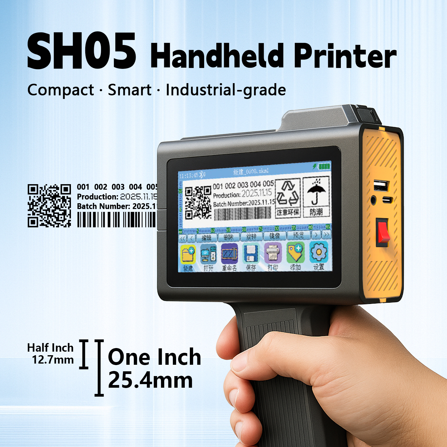 TIJ Handheld Inkjet Printer Overview