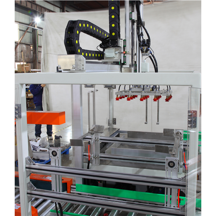 Taping Packing Filling Loading Robot Paper Carton Box Erecting Forming Machine