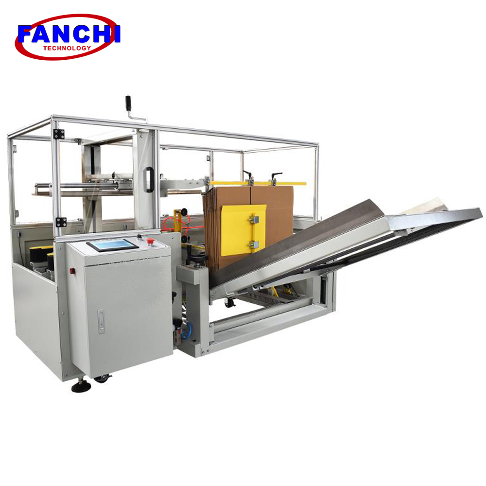 Lowest Factory Price Carton Erector High Speed Carton Erecting Machine case Erector From Shanghai Fanchi-tech
