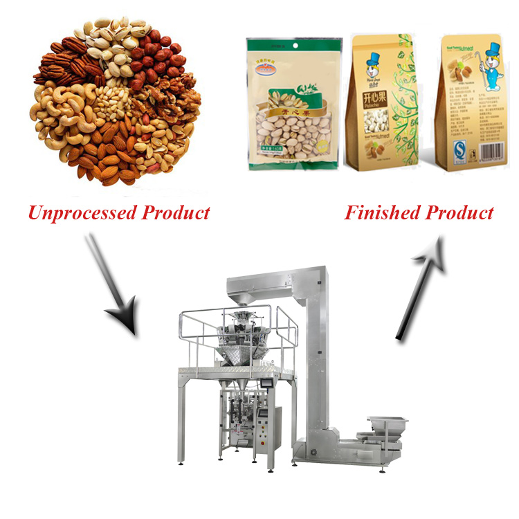 Vertical Automatic Plastic Bag Sugar Form Fill Seal Packing Machine