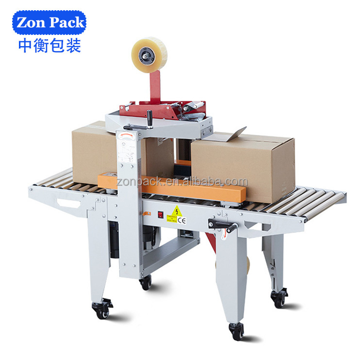 Automatic Box Folding Closing and Taping Machine