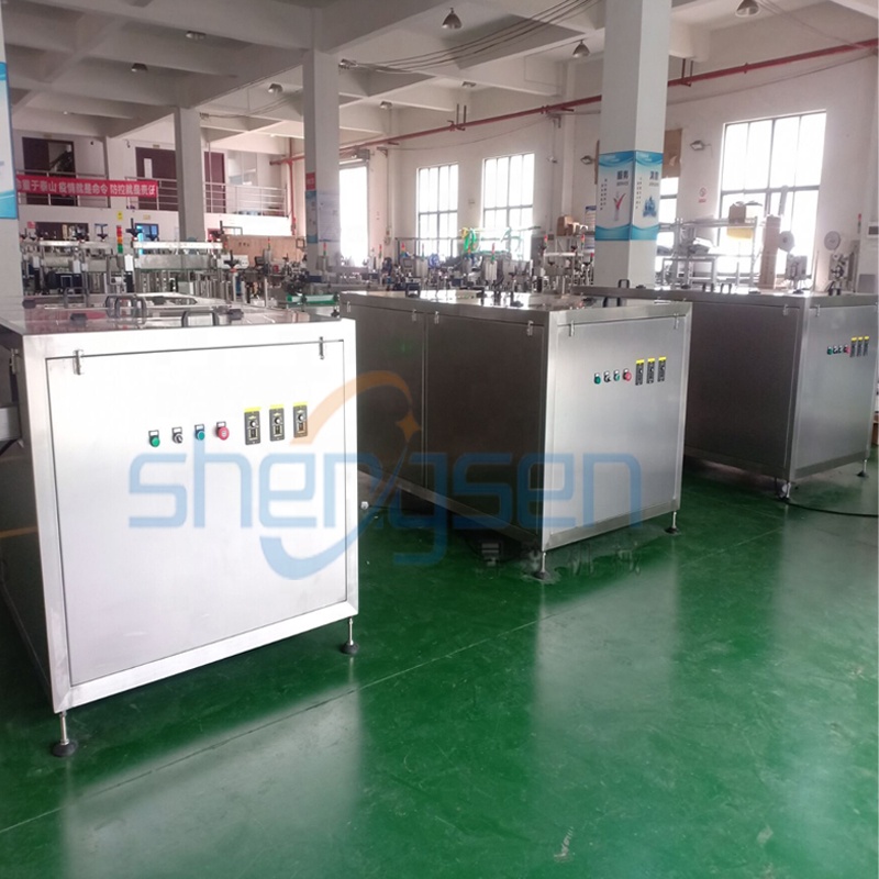 High Speed Full Automatic Stainless Steel PET Vial Small Bottle Unscrambling Sorting Machine 120 Bottles/Min Shengsen Brand