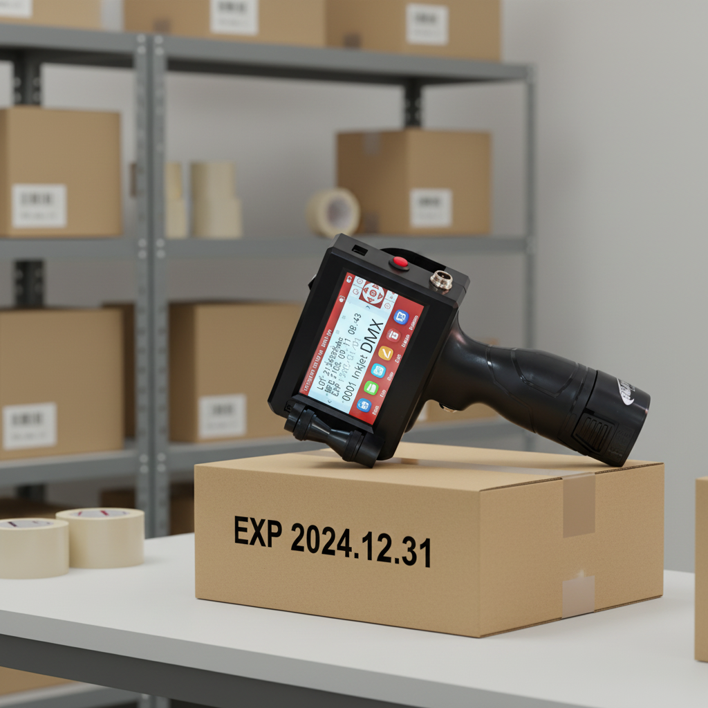 Portable Hand Held Inject Ink Printer for Text Coding QR Code Batch Number Logo Date Thermal Printer