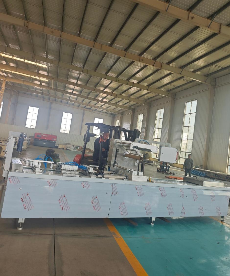 Thermoforming Vacuum Packaging Machine, for Sausages, Fish Products and Pastries; for Factory and Commercial Use.