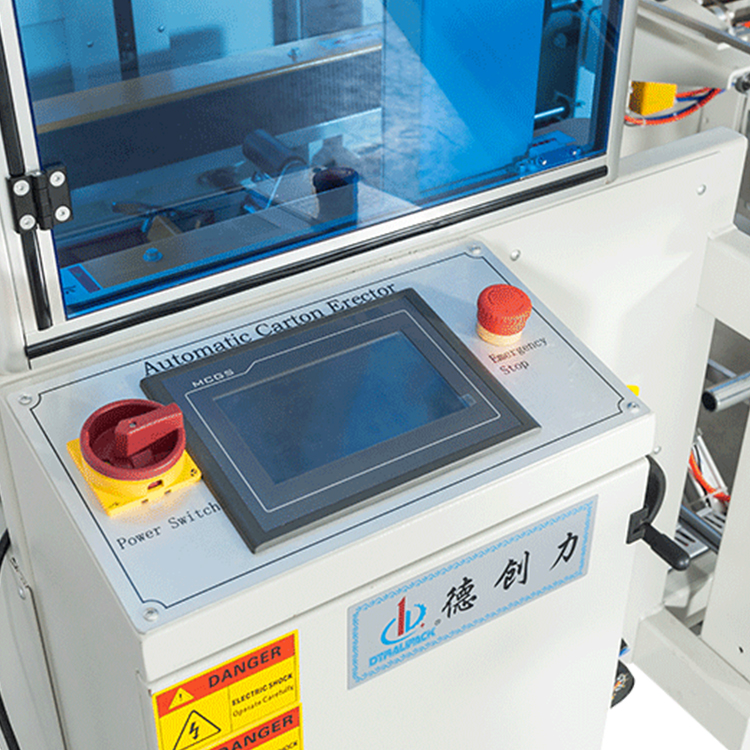 Automatic Bottom Flap Corrugated Carton Case Erector Packer Machine Erecting Machine With Bottom Sealing