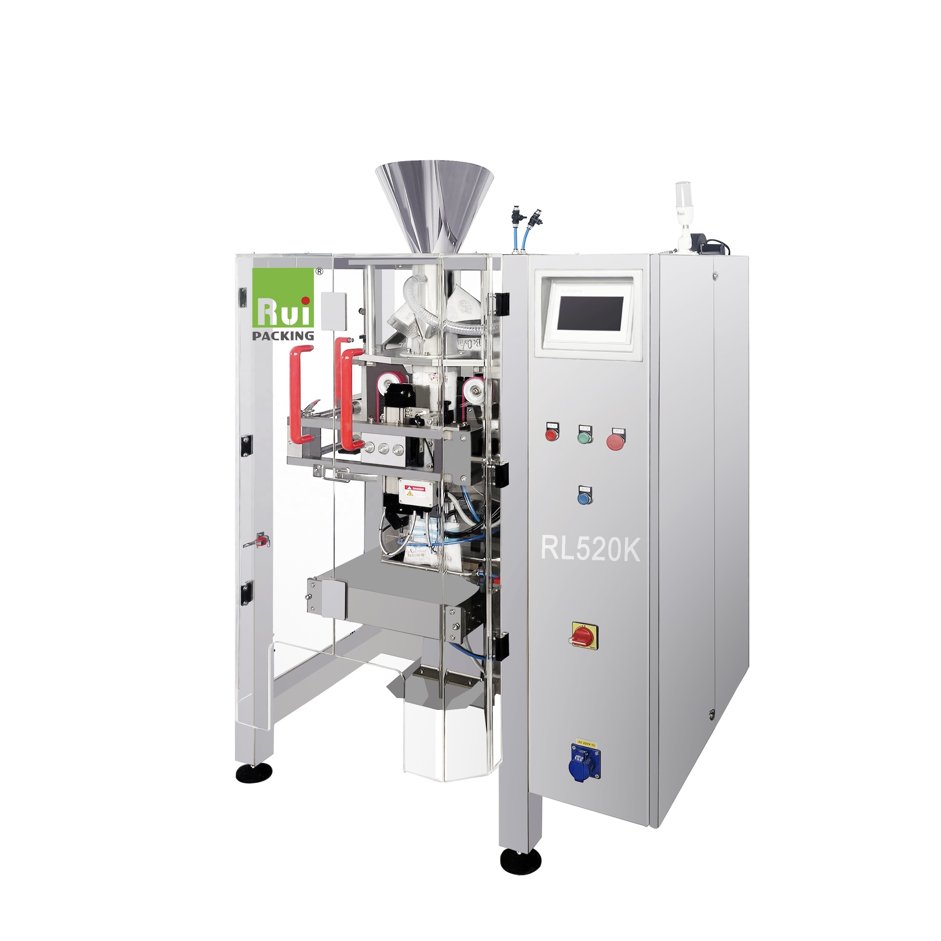 RL520K High Speed Automatic Vertical Form Fill Seal Packing Machine for Granule Powder Food with Multi-Head Weigher